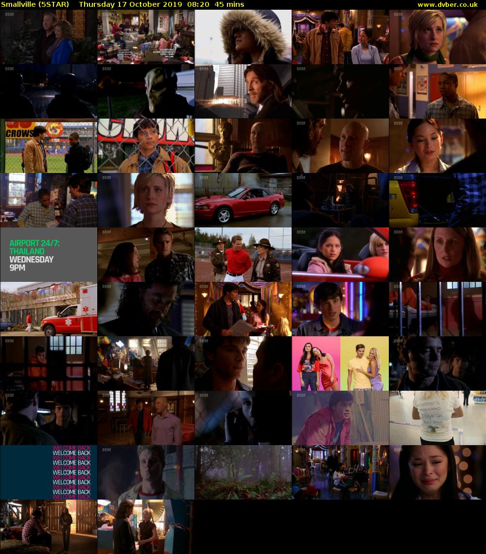 Smallville (5STAR) Thursday 17 October 2019 08:20 - 09:05