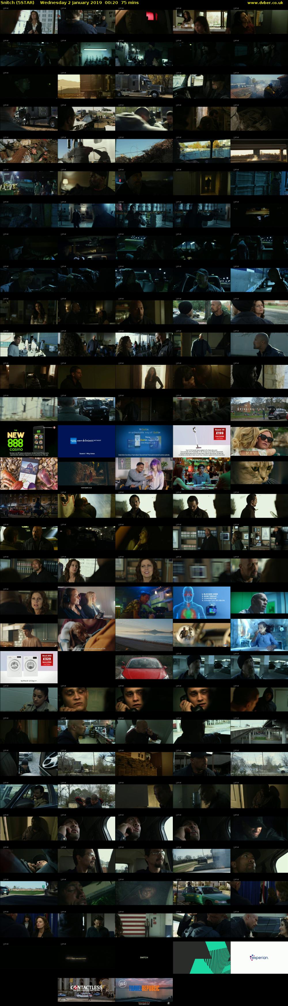 Snitch (5STAR) Wednesday 2 January 2019 00:20 - 01:35