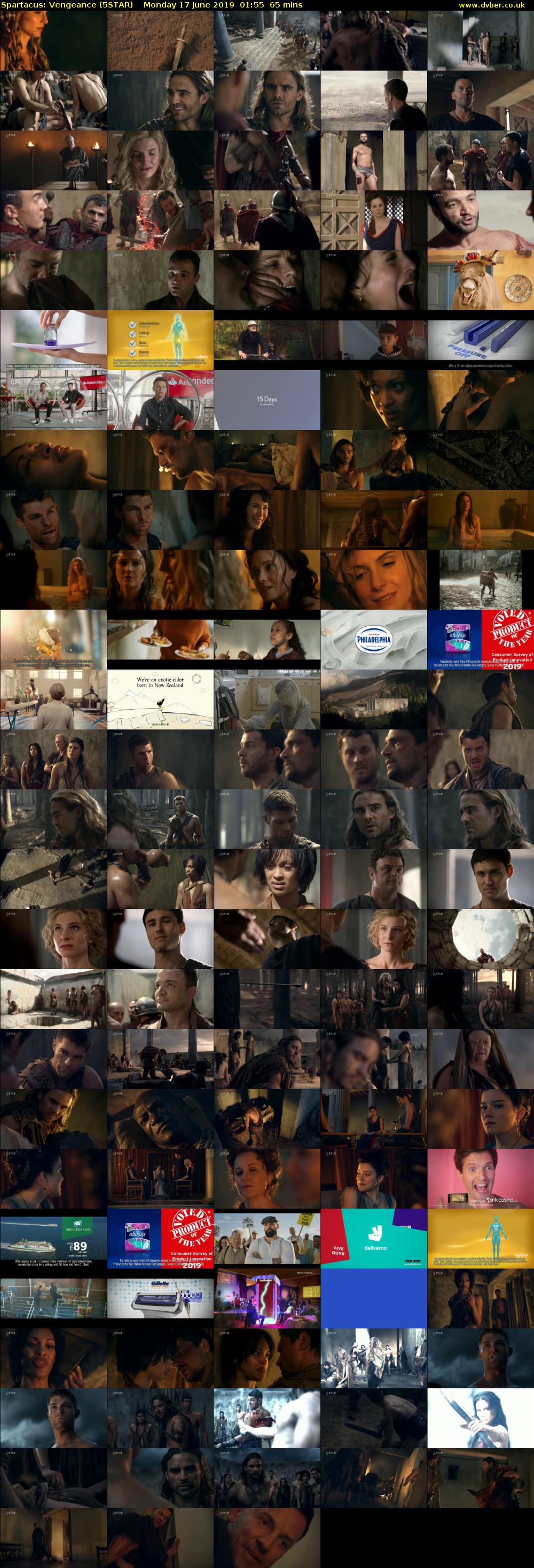 Spartacus: Vengeance (5STAR) Monday 17 June 2019 01:55 - 03:00