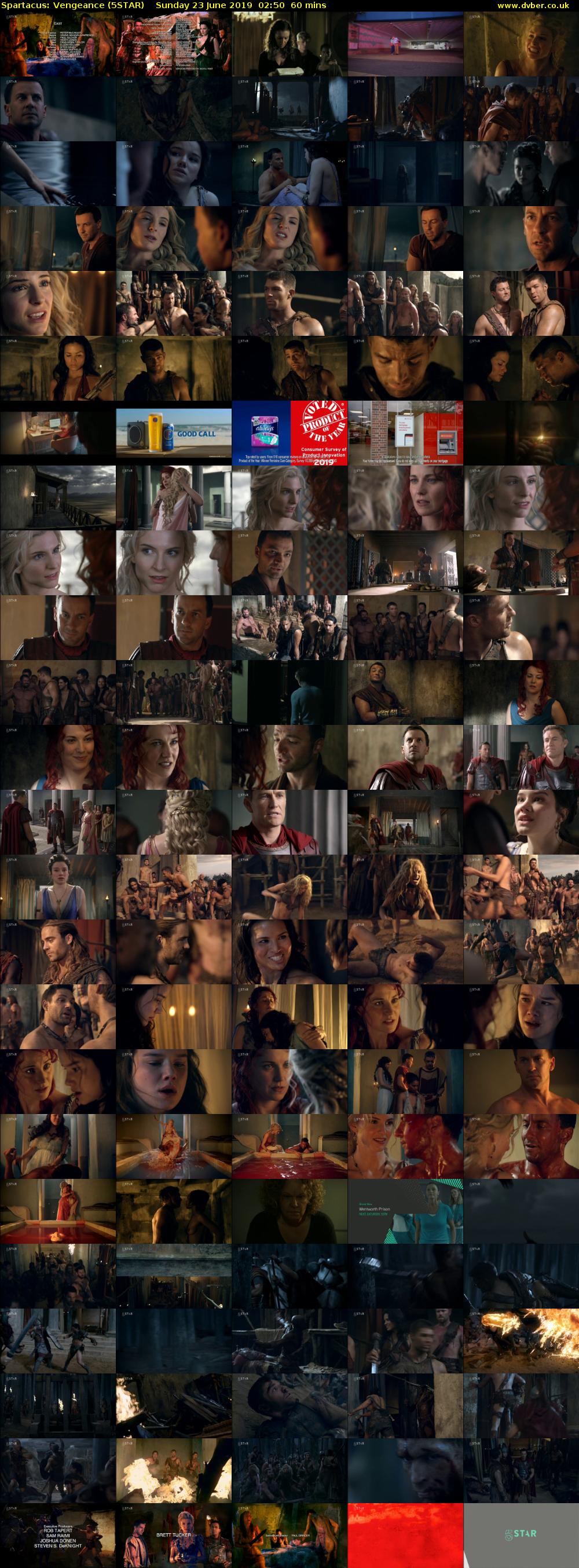 Spartacus: Vengeance (5STAR) Sunday 23 June 2019 02:50 - 03:50
