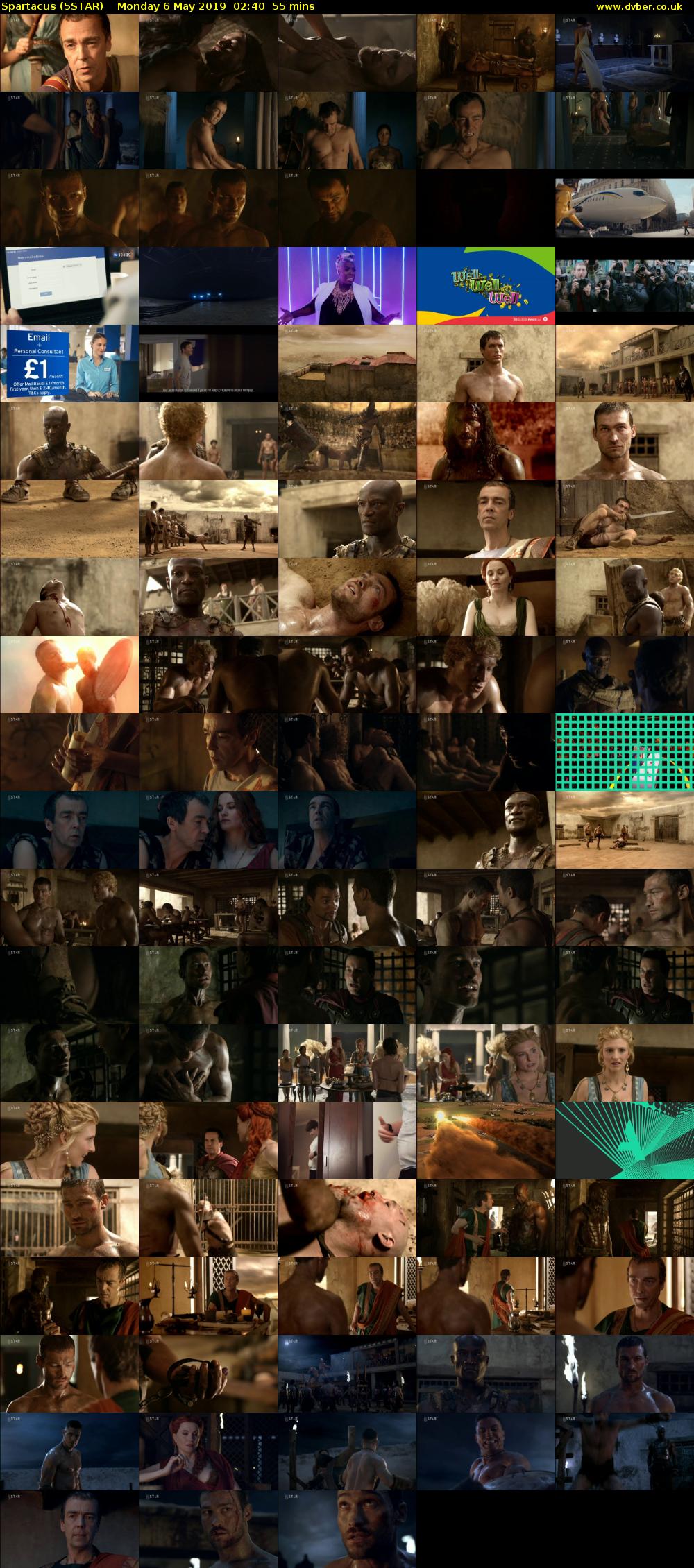 Spartacus (5STAR) Monday 6 May 2019 02:40 - 03:35
