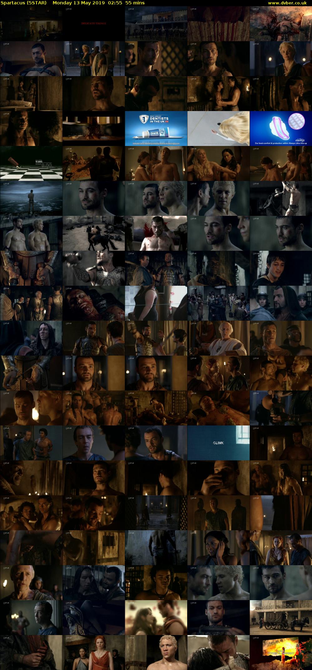 Spartacus (5STAR) Monday 13 May 2019 02:55 - 03:50