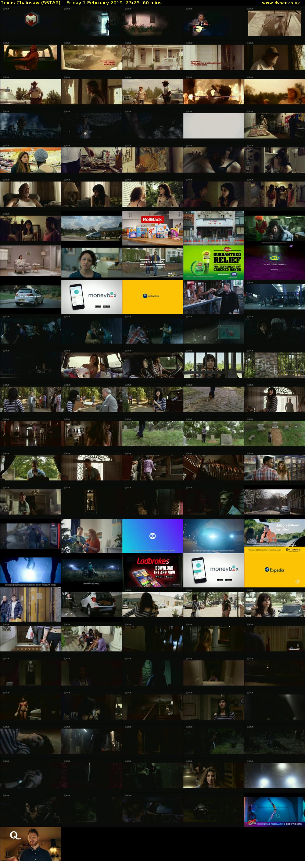 Texas Chainsaw (5STAR) Friday 1 February 2019 23:25 - 00:25
