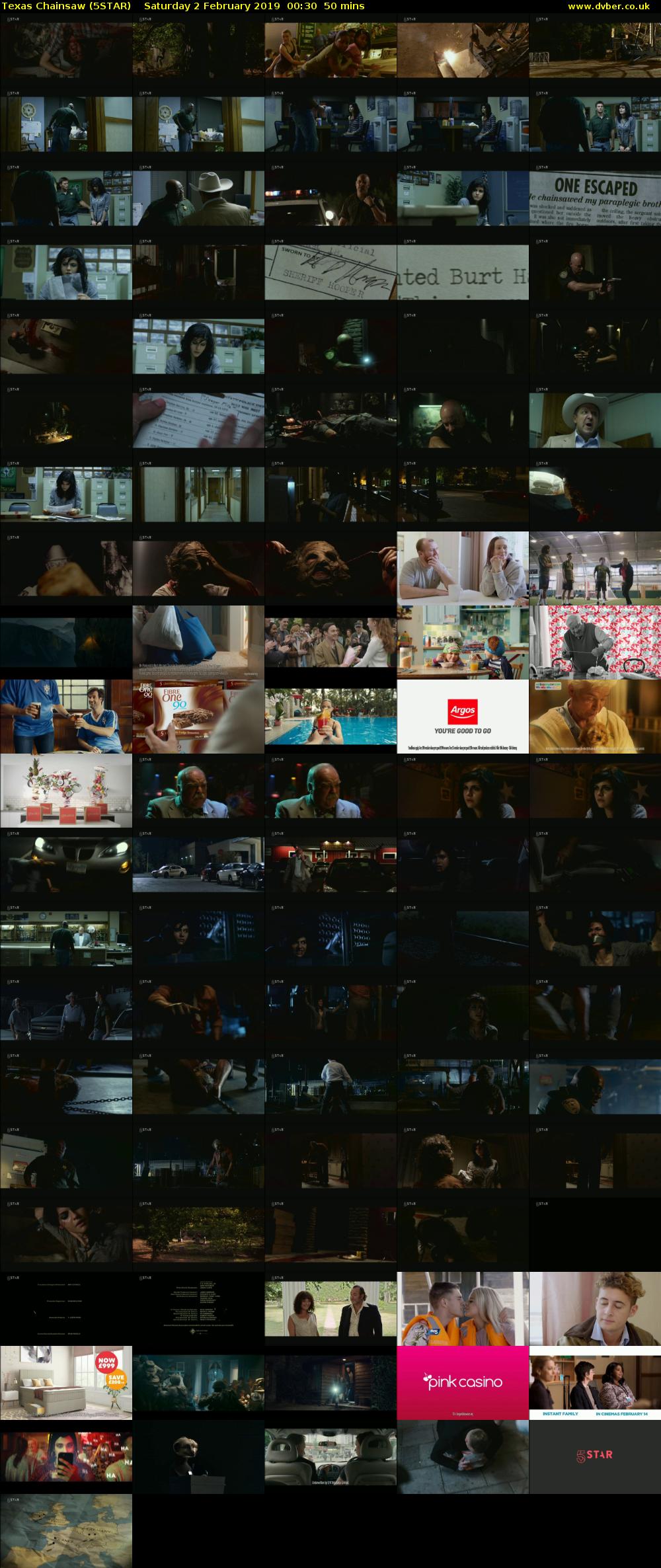 Texas Chainsaw (5STAR) Saturday 2 February 2019 00:30 - 01:20