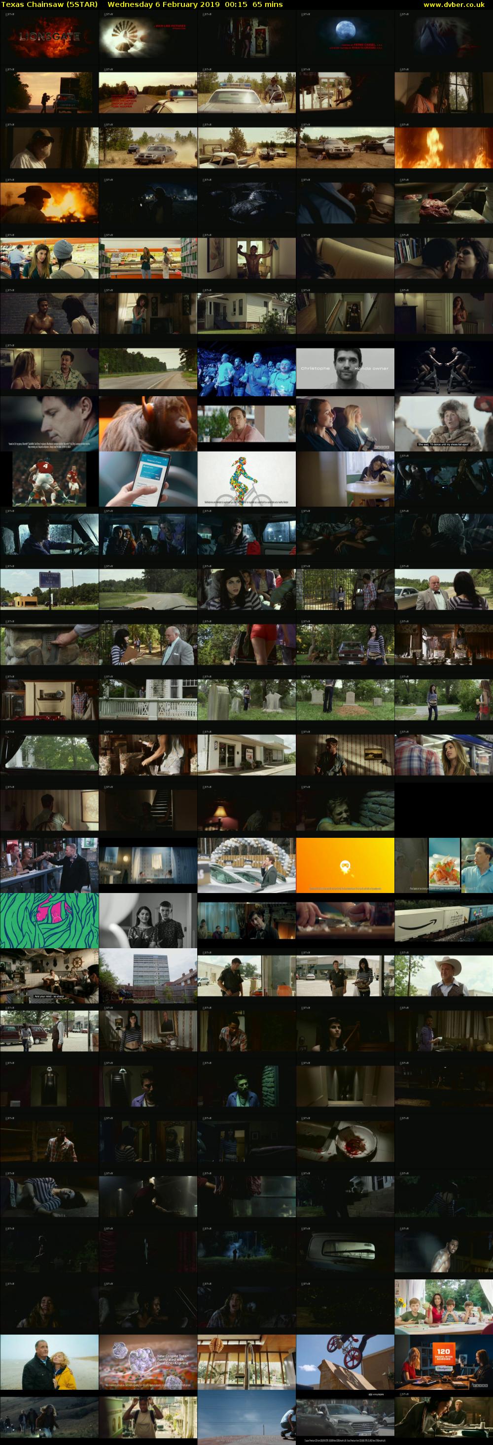 Texas Chainsaw (5STAR) Wednesday 6 February 2019 00:15 - 01:20