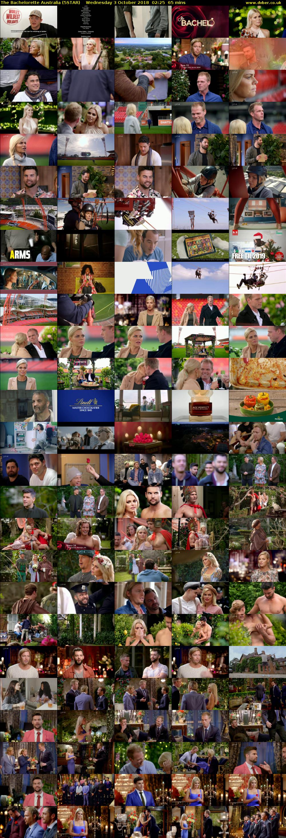 The Bachelorette Australia (5STAR) Wednesday 3 October 2018 02:25 - 03:30