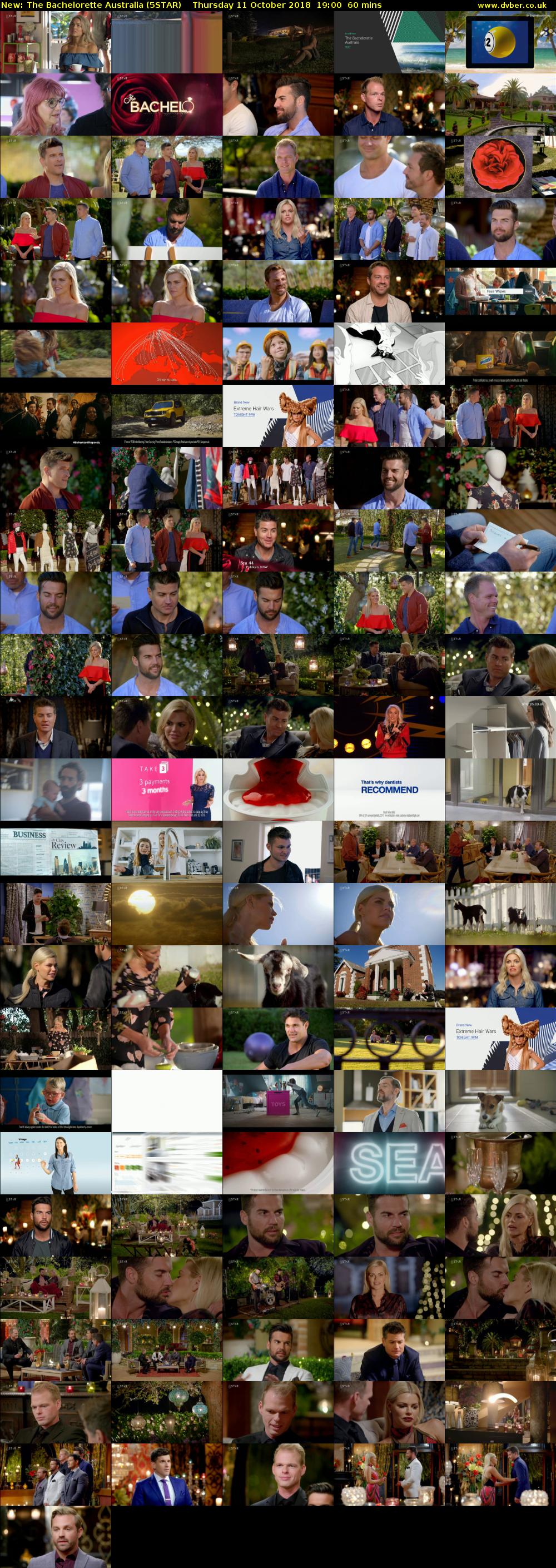 The Bachelorette Australia (5STAR) Thursday 11 October 2018 19:00 - 20:00