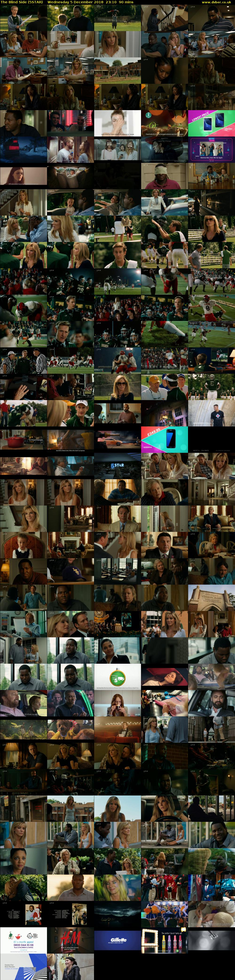 The Blind Side (5STAR) Wednesday 5 December 2018 23:10 - 00:40