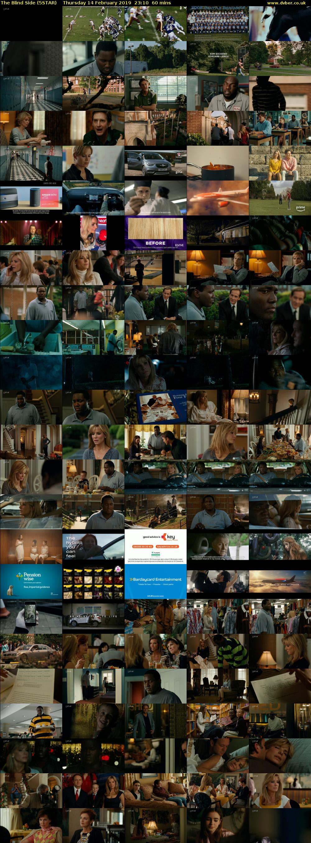 The Blind Side (5STAR) Thursday 14 February 2019 23:10 - 00:10