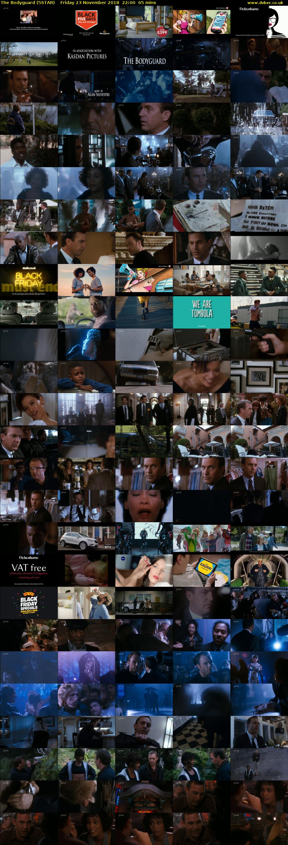 The Bodyguard (5STAR) Friday 23 November 2018 22:00 - 23:05