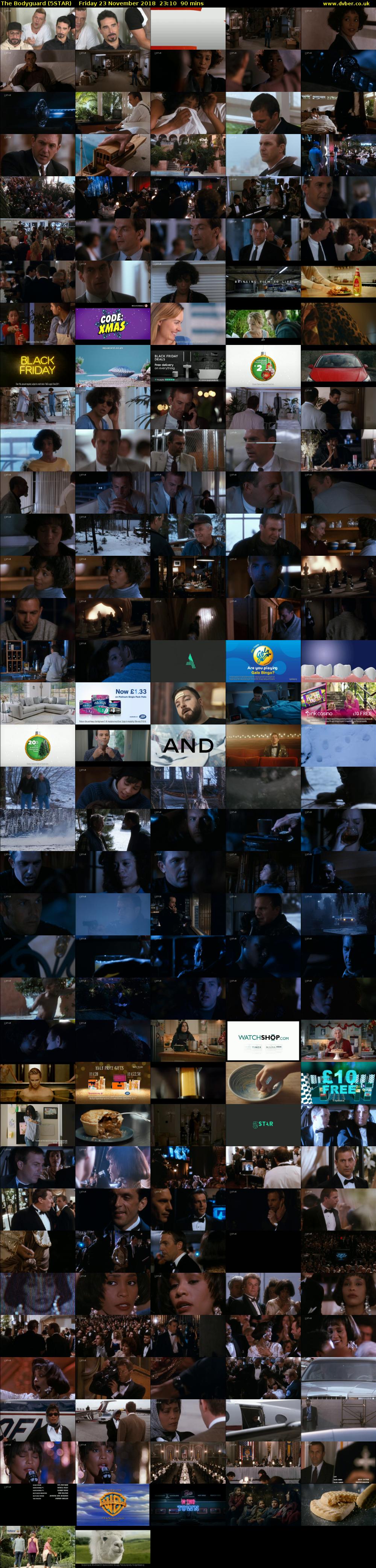 The Bodyguard (5STAR) Friday 23 November 2018 23:10 - 00:40