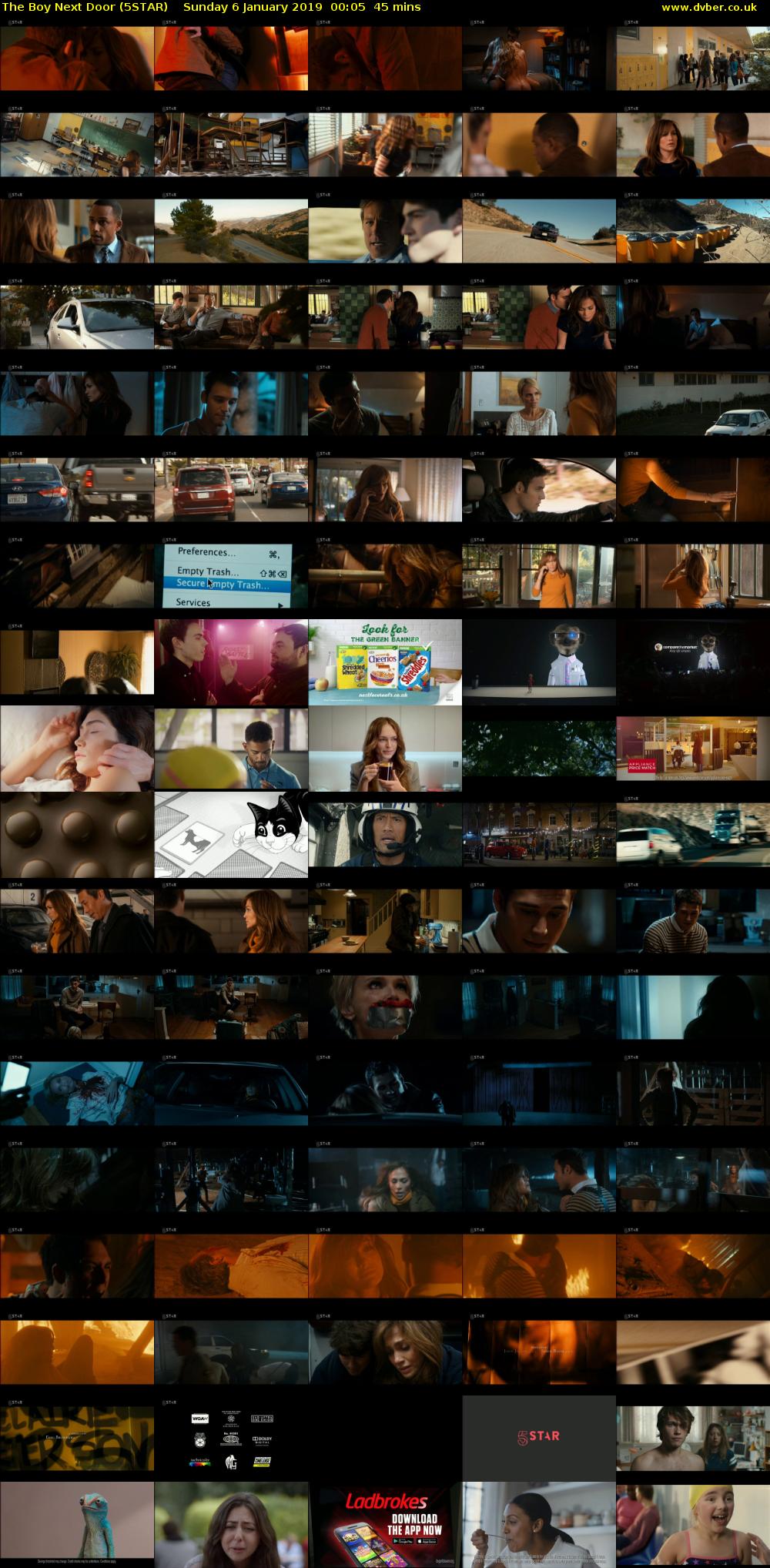 The Boy Next Door (5STAR) Sunday 6 January 2019 00:05 - 00:50