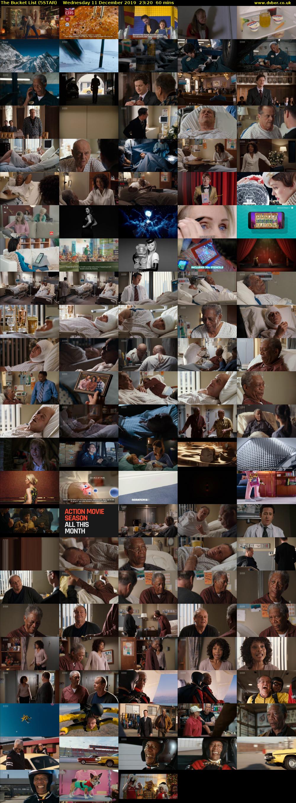 The Bucket List (5STAR) Wednesday 11 December 2019 23:20 - 00:20