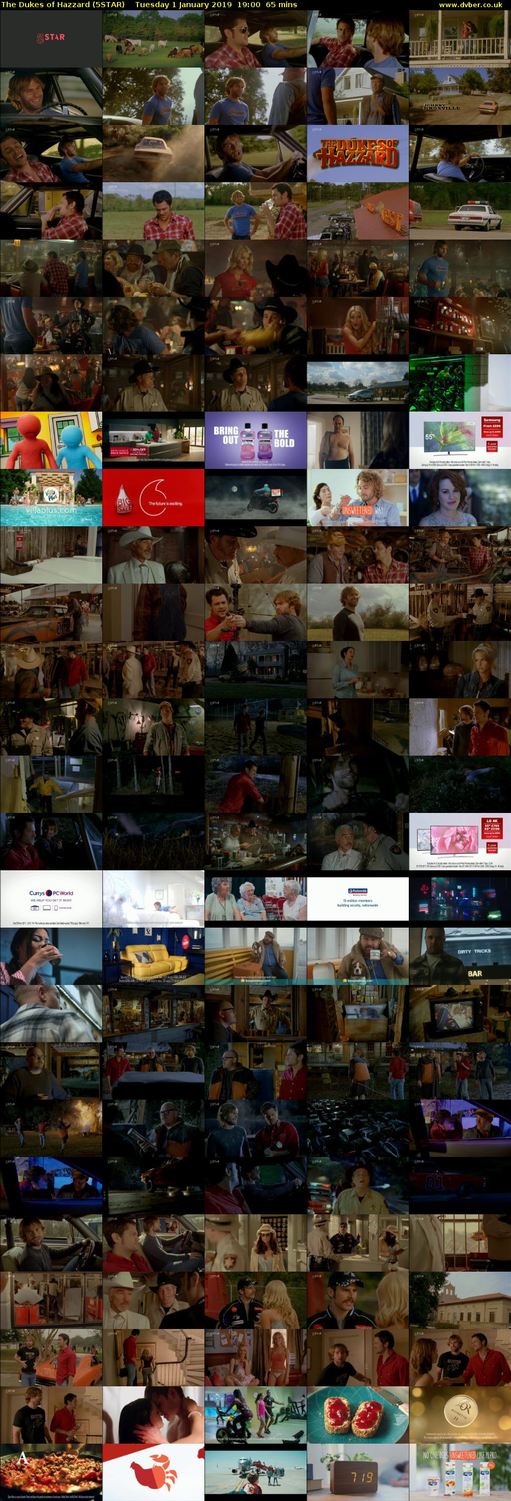 The Dukes of Hazzard (5STAR) Tuesday 1 January 2019 19:00 - 20:05