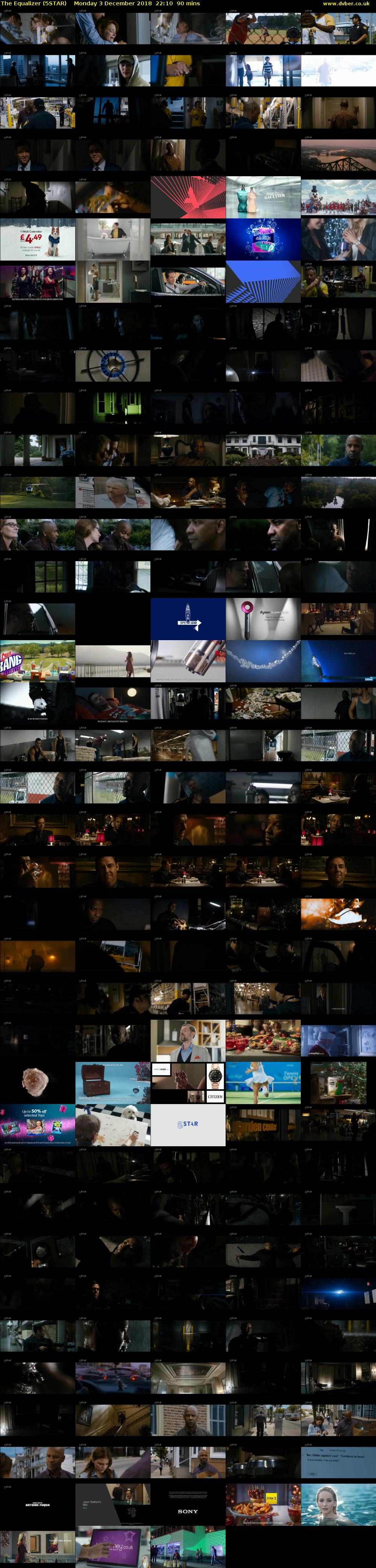 The Equalizer (5STAR) Monday 3 December 2018 22:10 - 23:40