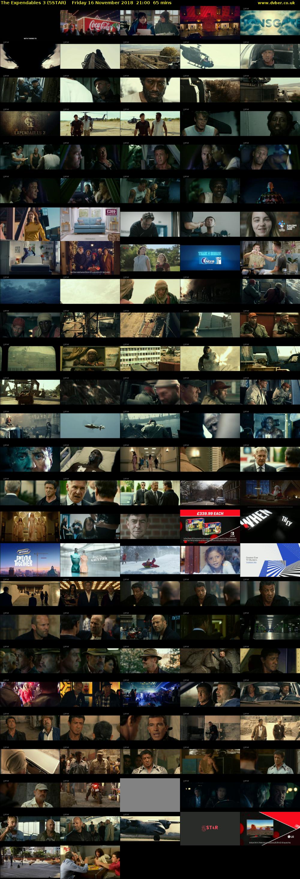 The Expendables 3 (5STAR) Friday 16 November 2018 21:00 - 22:05