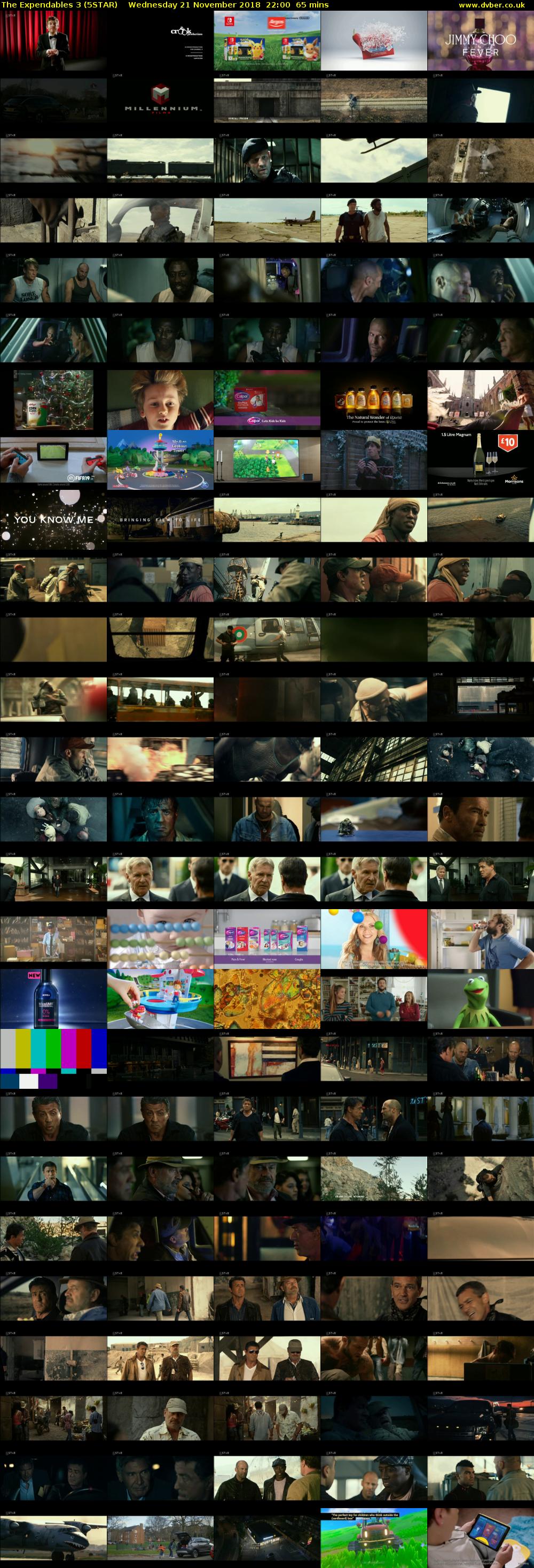 The Expendables 3 (5STAR) Wednesday 21 November 2018 22:00 - 23:05