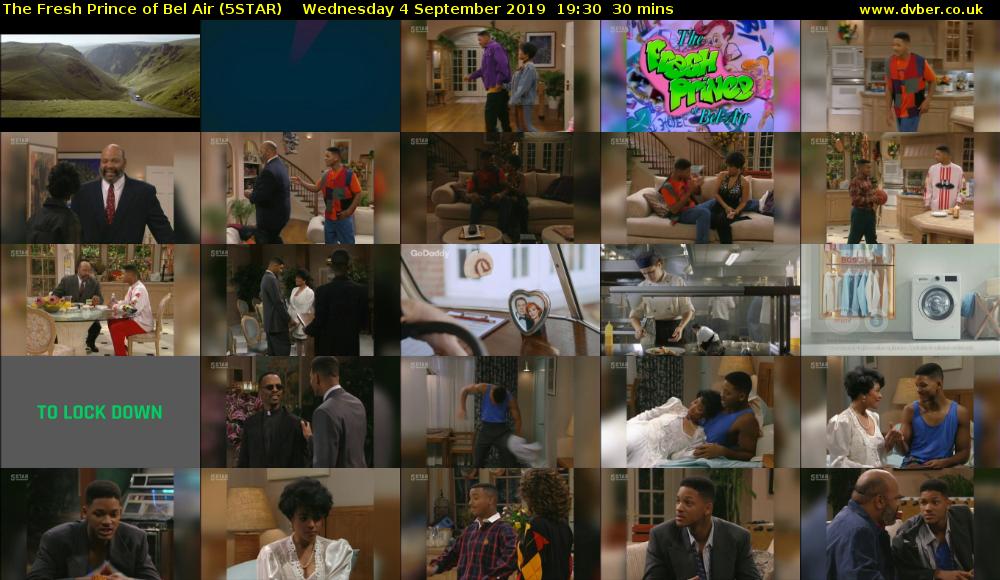 The Fresh Prince of Bel Air (5STAR) Wednesday 4 September 2019 19:30 - 20:00