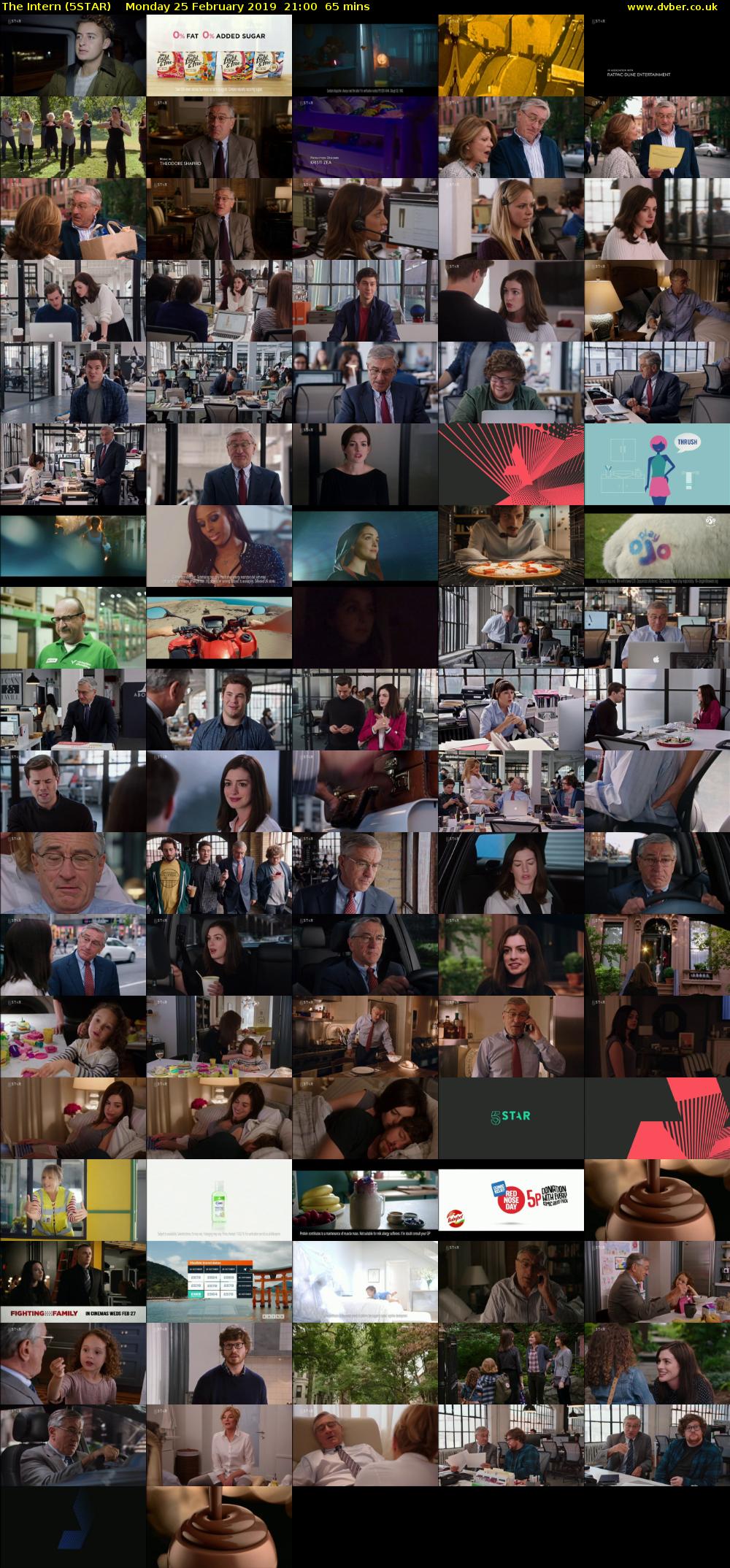 The Intern (5STAR) Monday 25 February 2019 21:00 - 22:05