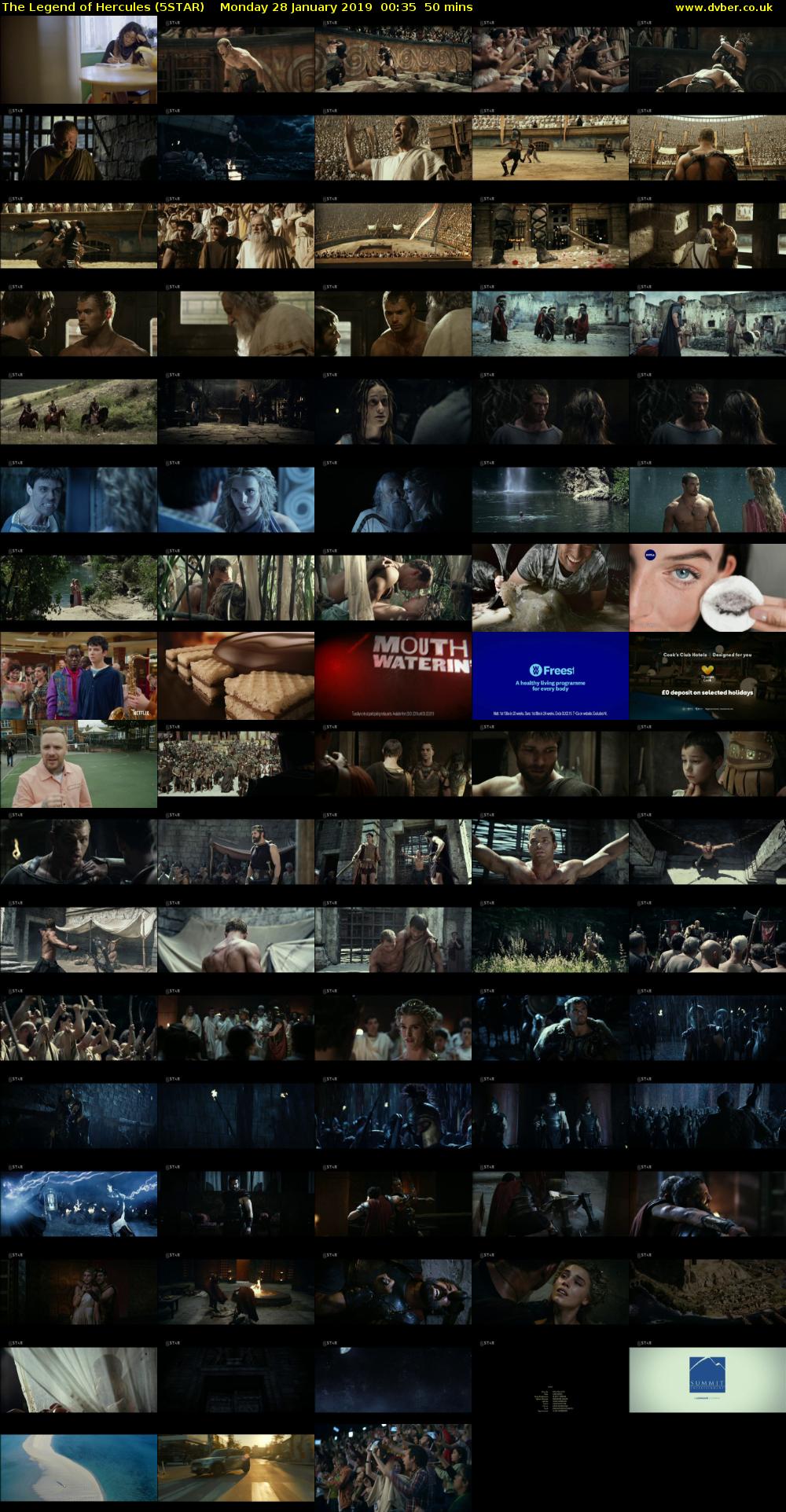 The Legend of Hercules (5STAR) Monday 28 January 2019 00:35 - 01:25