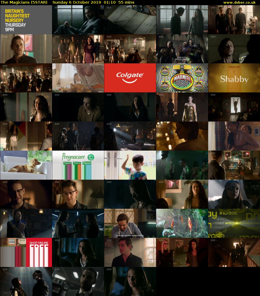 The Magicians (5STAR) Sunday 6 October 2019 01:10 - 02:05