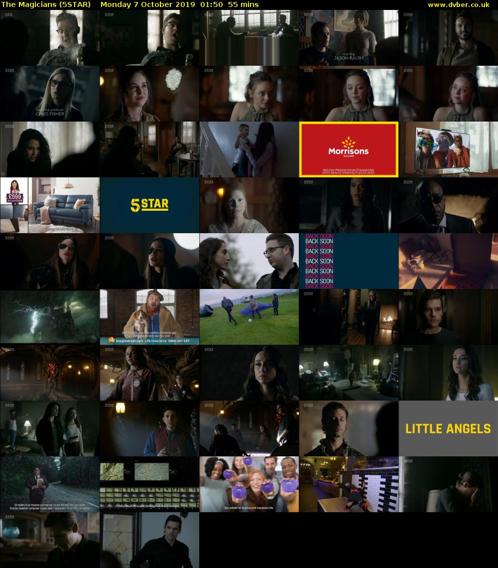 The Magicians (5STAR) Monday 7 October 2019 01:50 - 02:45