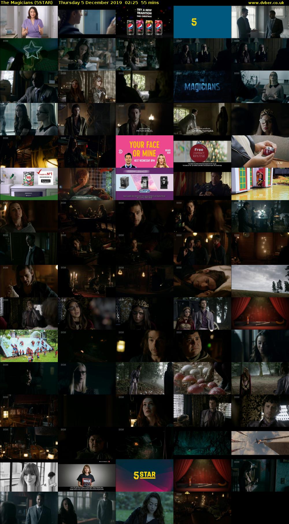 The Magicians (5STAR) Thursday 5 December 2019 02:25 - 03:20