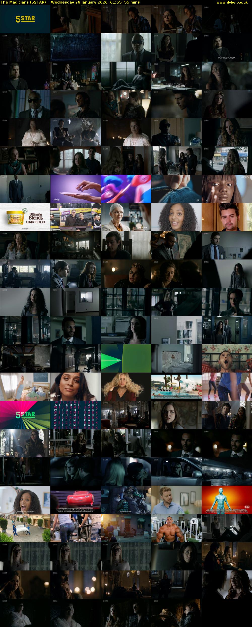 The Magicians (5STAR) Wednesday 29 January 2020 01:55 - 02:50