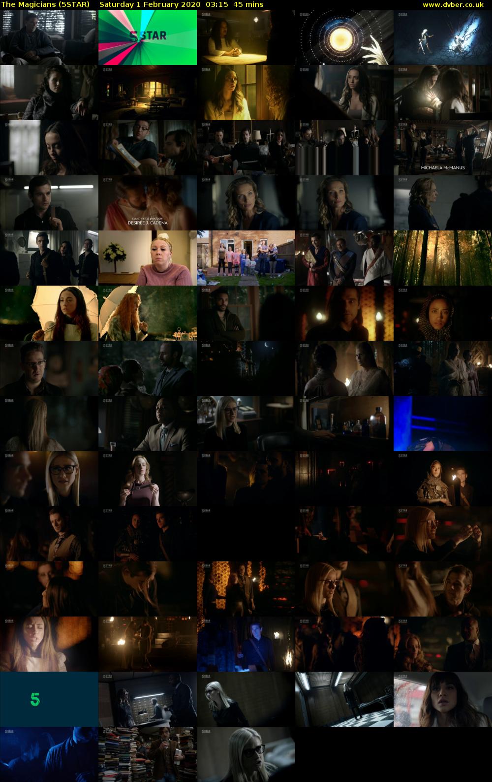 The Magicians (5STAR) Saturday 1 February 2020 03:15 - 04:00