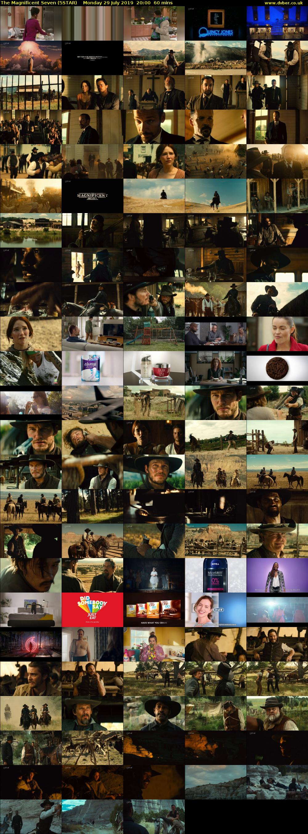 The Magnificent Seven (5STAR) Monday 29 July 2019 20:00 - 21:00