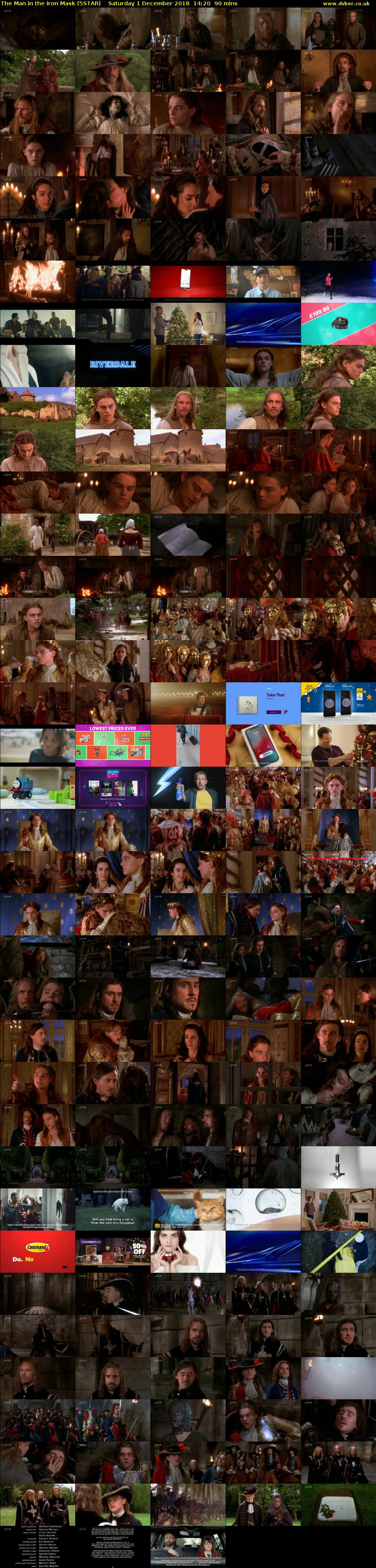 The Man in the Iron Mask (5STAR) Saturday 1 December 2018 14:20 - 15:50