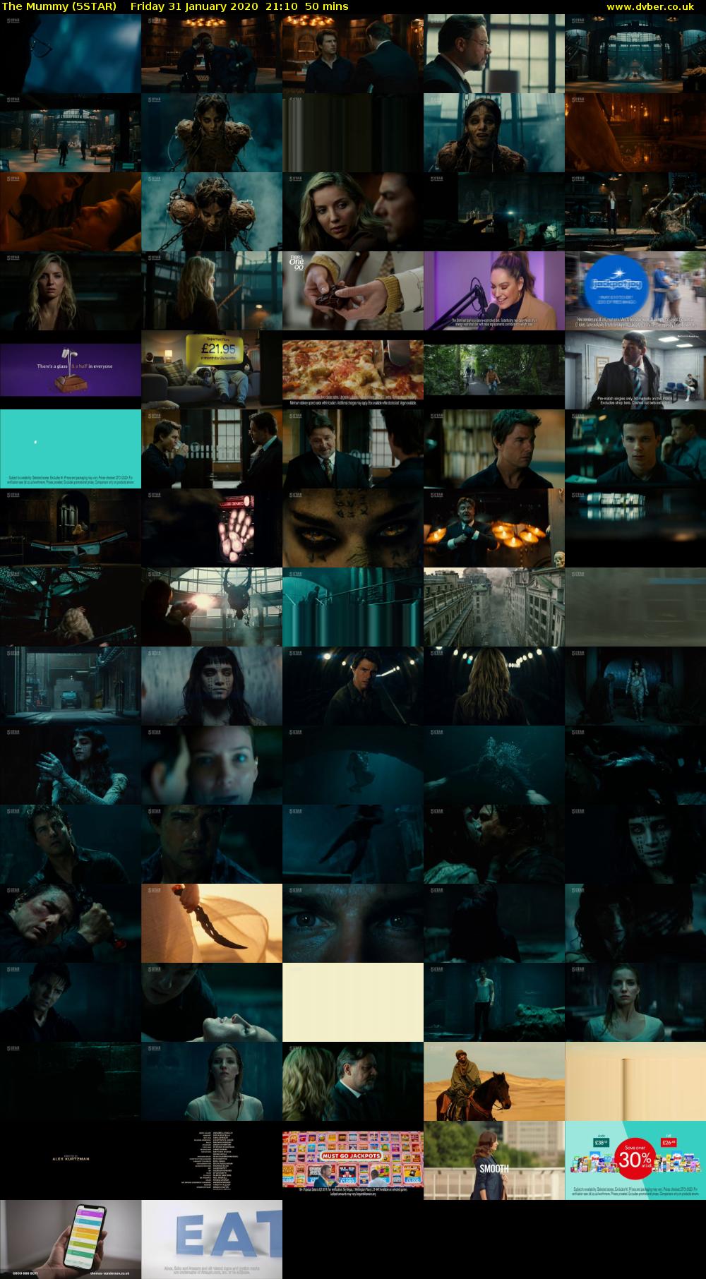 The Mummy (5STAR) Friday 31 January 2020 21:10 - 22:00