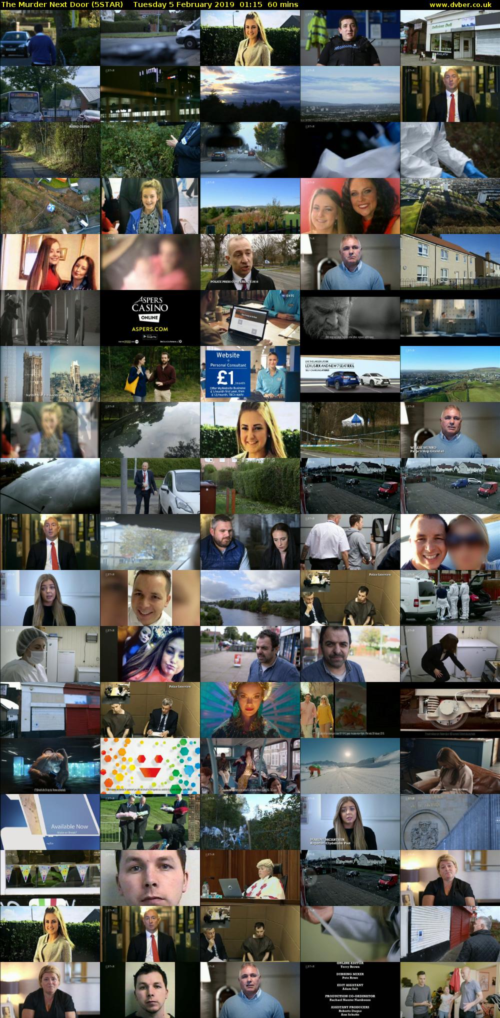 The Murder Next Door (5STAR) Tuesday 5 February 2019 01:15 - 02:15