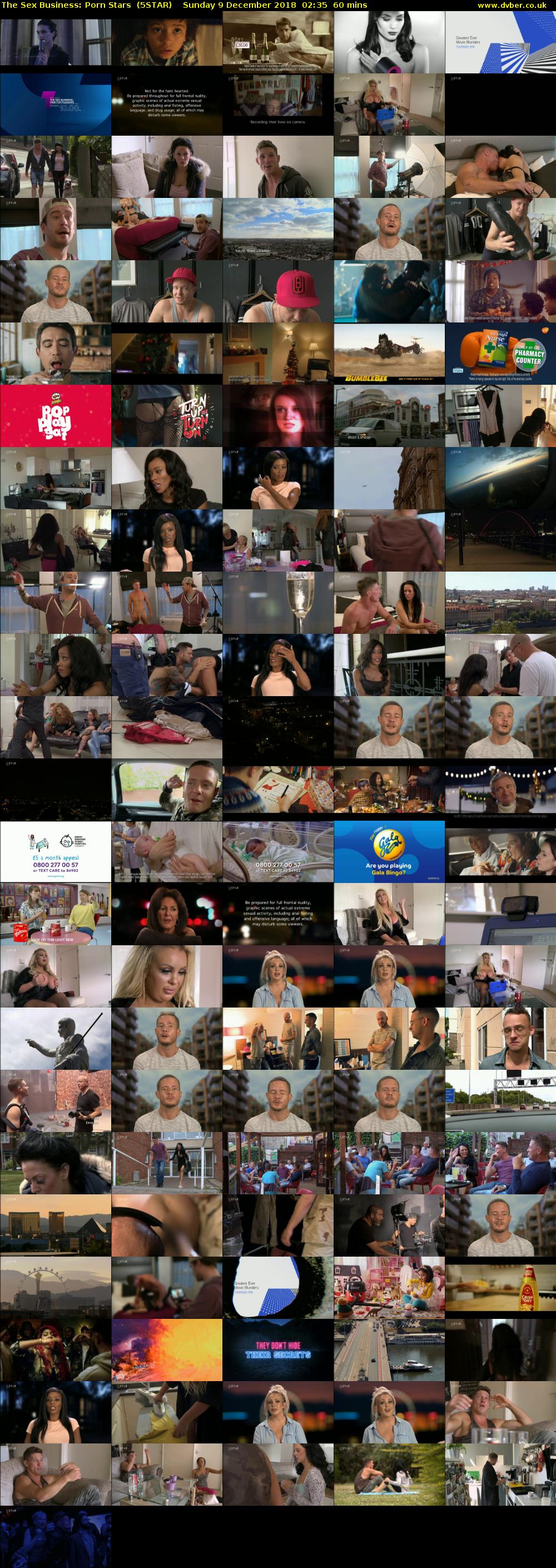 The Sex Business: Porn Stars  (5STAR) Sunday 9 December 2018 02:35 - 03:35