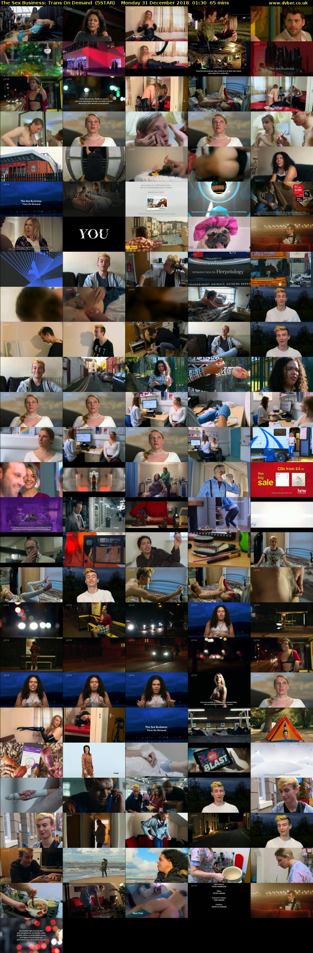 The Sex Business: Trans On Demand  (5STAR) Monday 31 December 2018 01:30 - 02:35