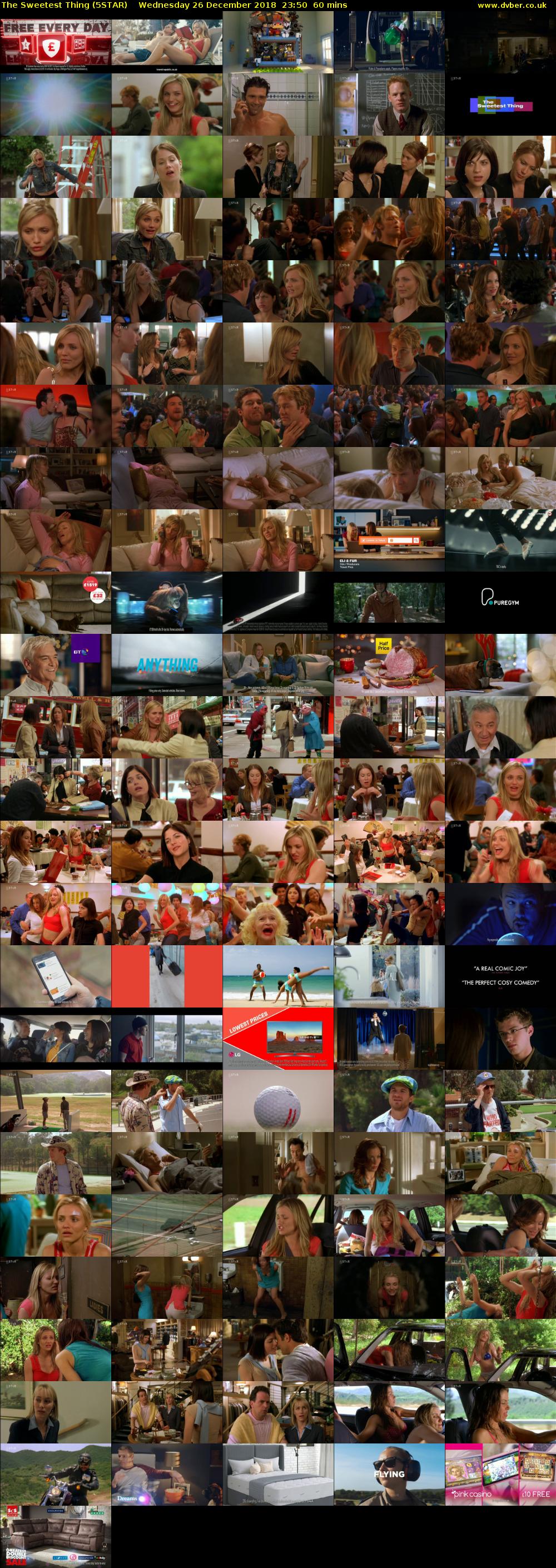 The Sweetest Thing (5STAR) Wednesday 26 December 2018 23:50 - 00:50