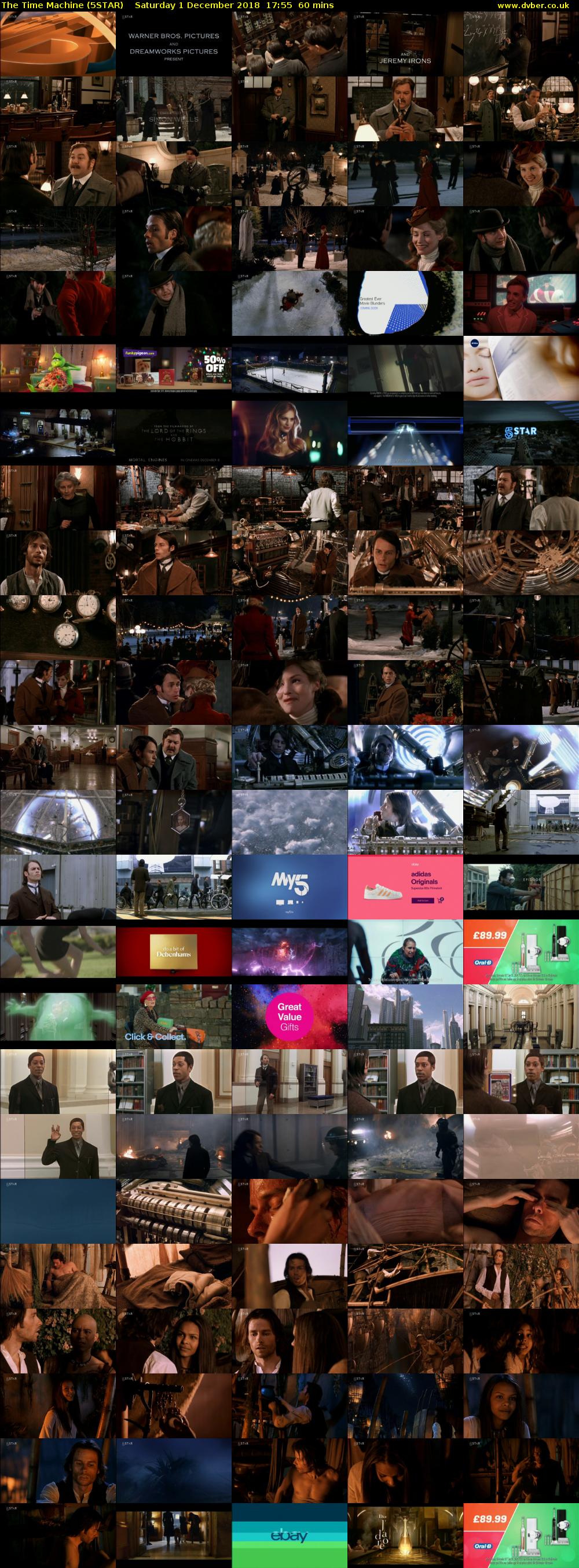 The Time Machine (5STAR) Saturday 1 December 2018 17:55 - 18:55