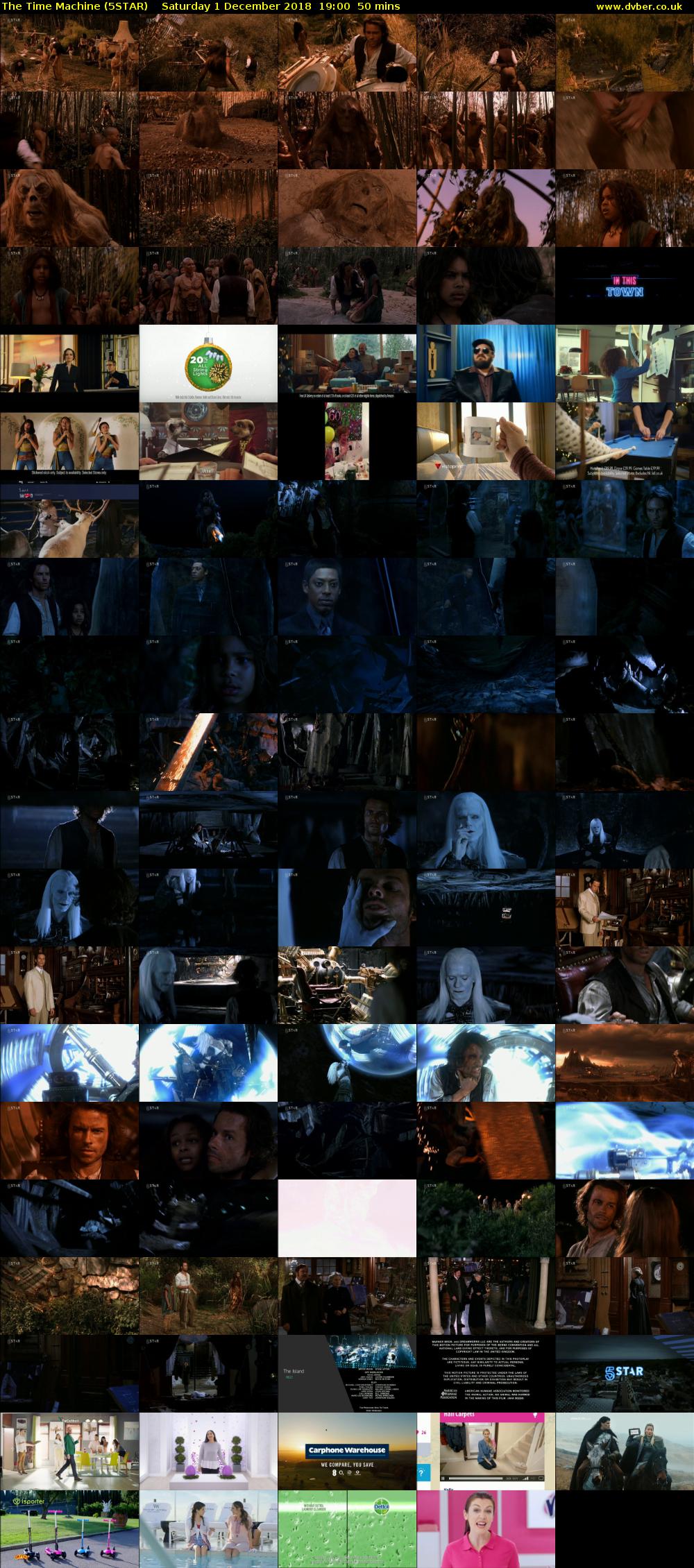 The Time Machine (5STAR) Saturday 1 December 2018 19:00 - 19:50