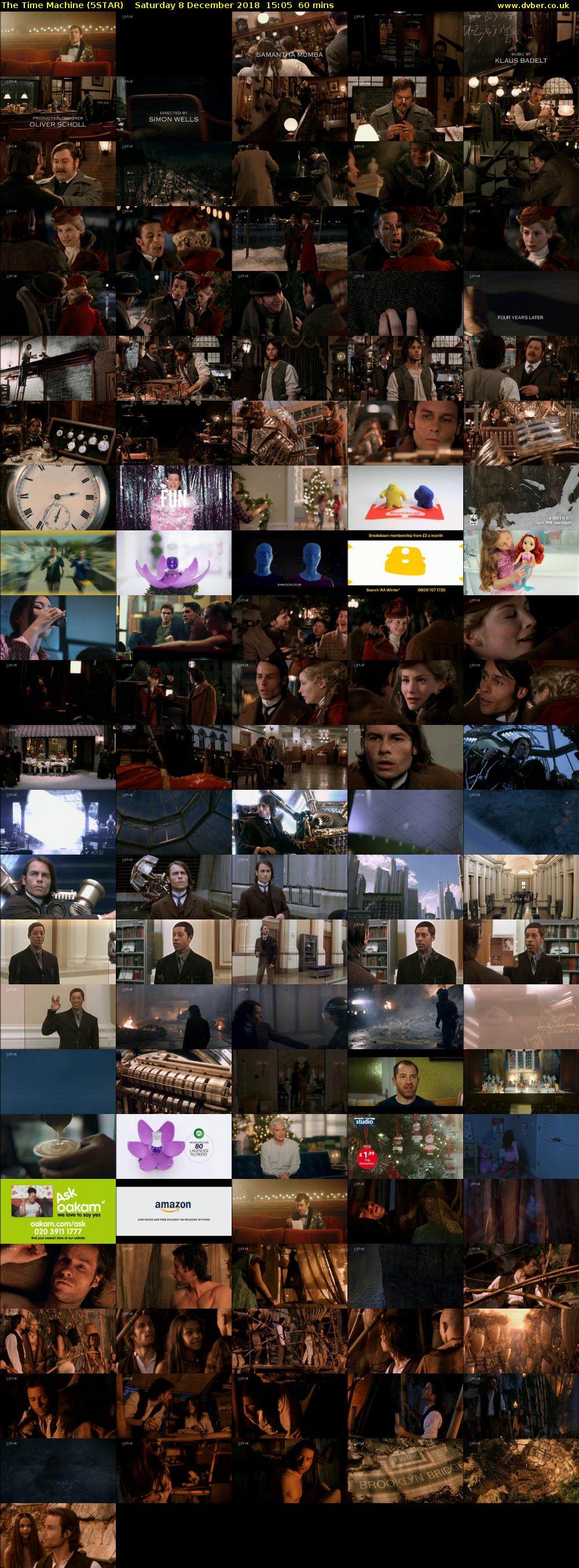 The Time Machine (5STAR) Saturday 8 December 2018 15:05 - 16:05