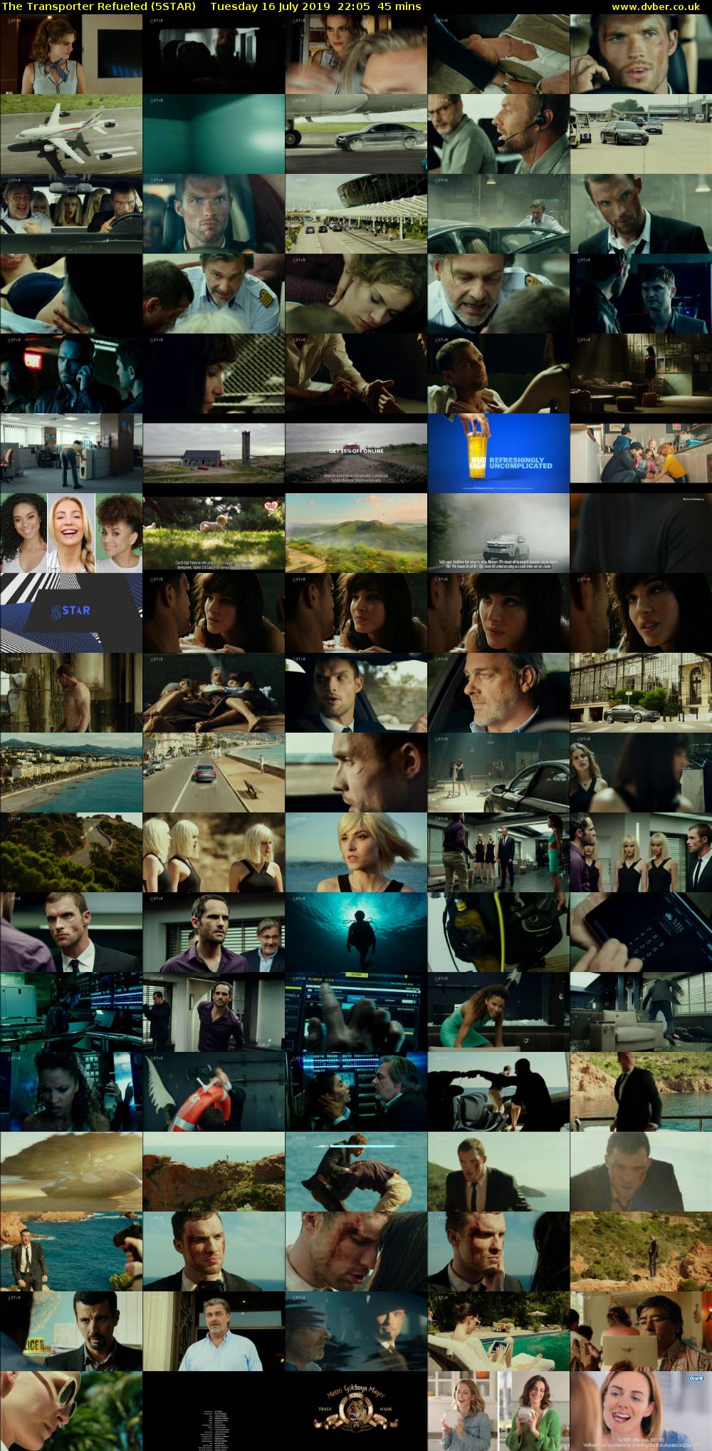 The Transporter Refueled (5STAR) Tuesday 16 July 2019 22:05 - 22:50