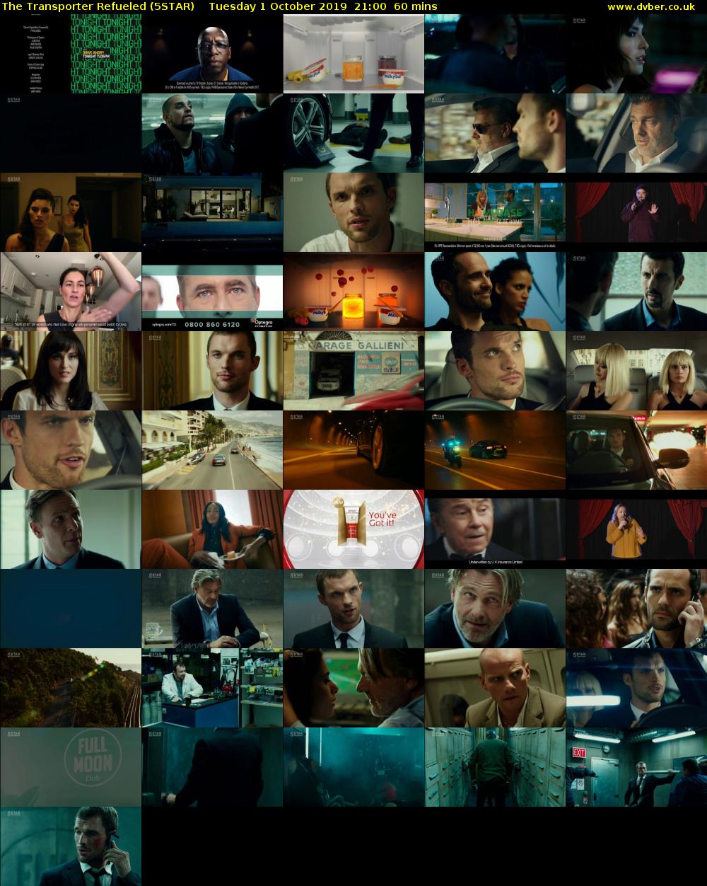The Transporter Refueled (5STAR) Tuesday 1 October 2019 21:00 - 22:00