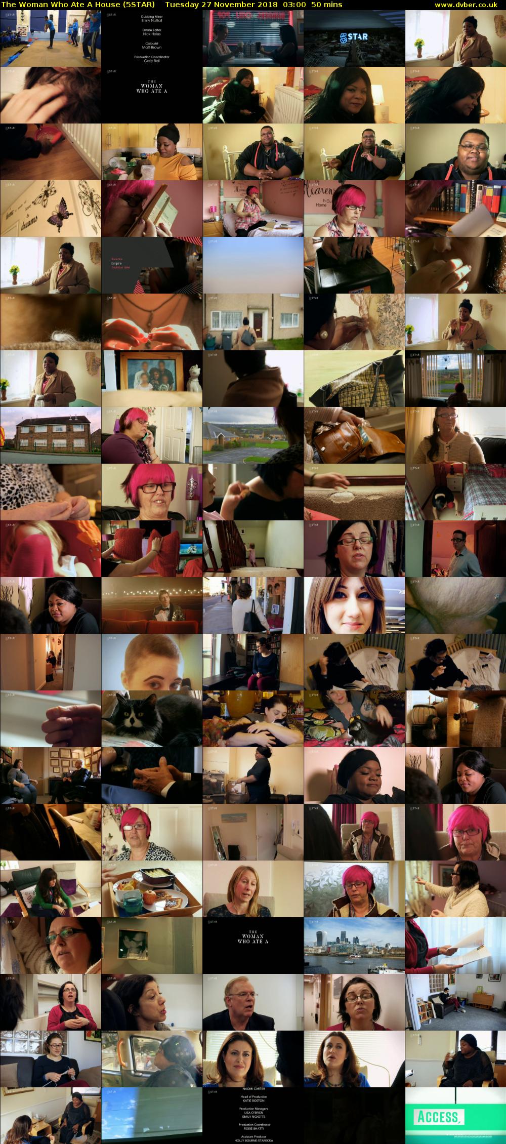 The Woman Who Ate A House (5STAR) Tuesday 27 November 2018 03:00 - 03:50