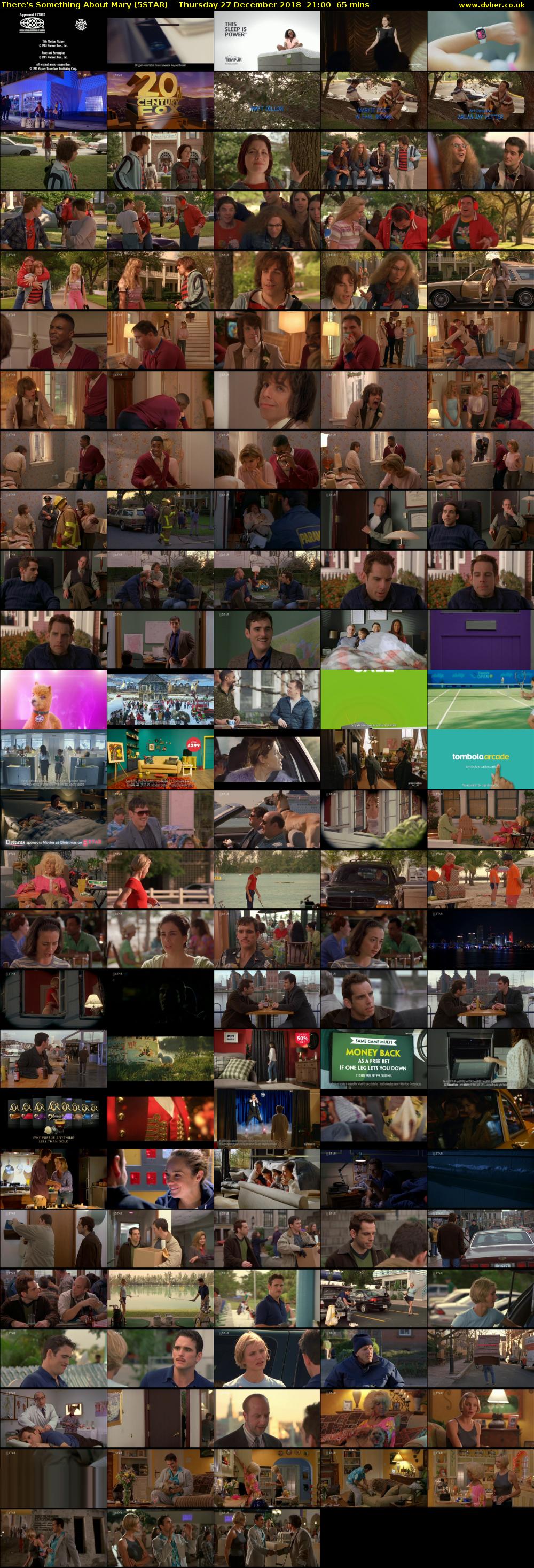 There's Something About Mary (5STAR) Thursday 27 December 2018 21:00 - 22:05