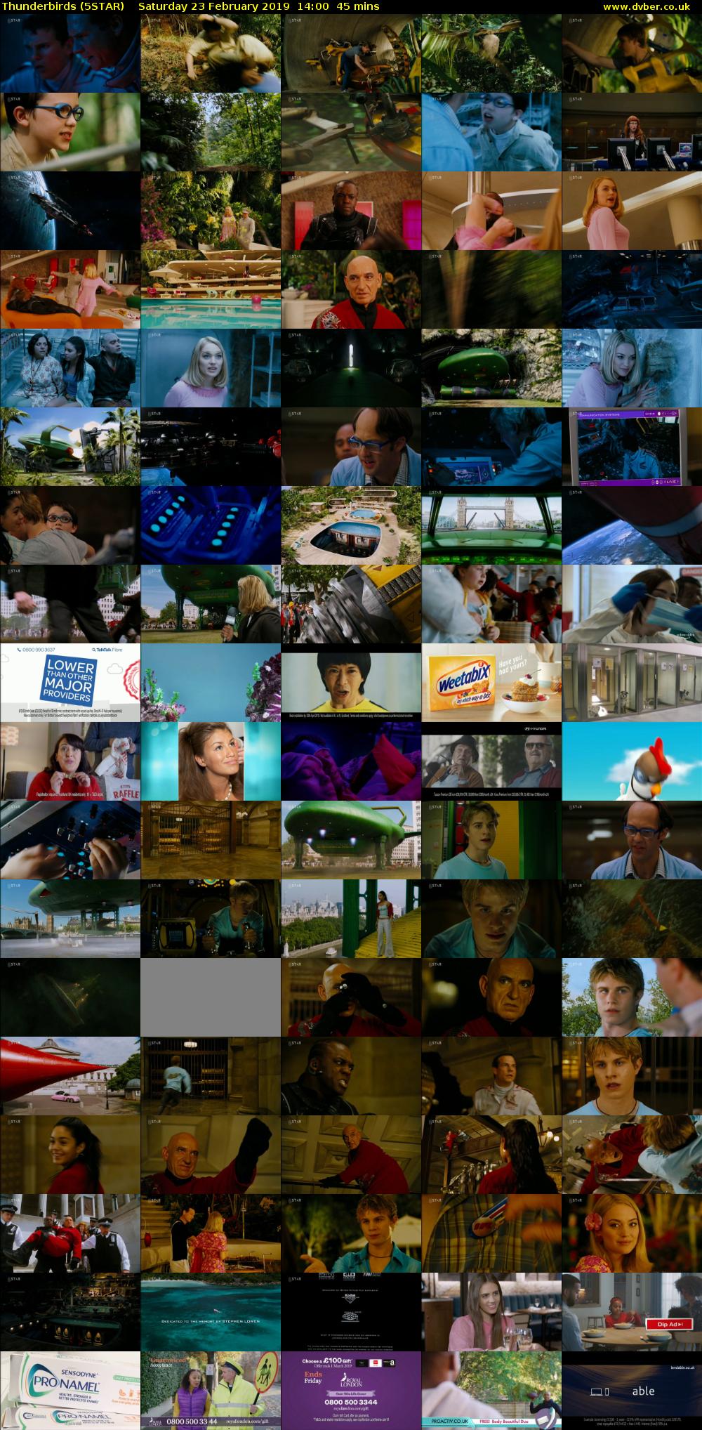 Thunderbirds (5STAR) Saturday 23 February 2019 14:00 - 14:45