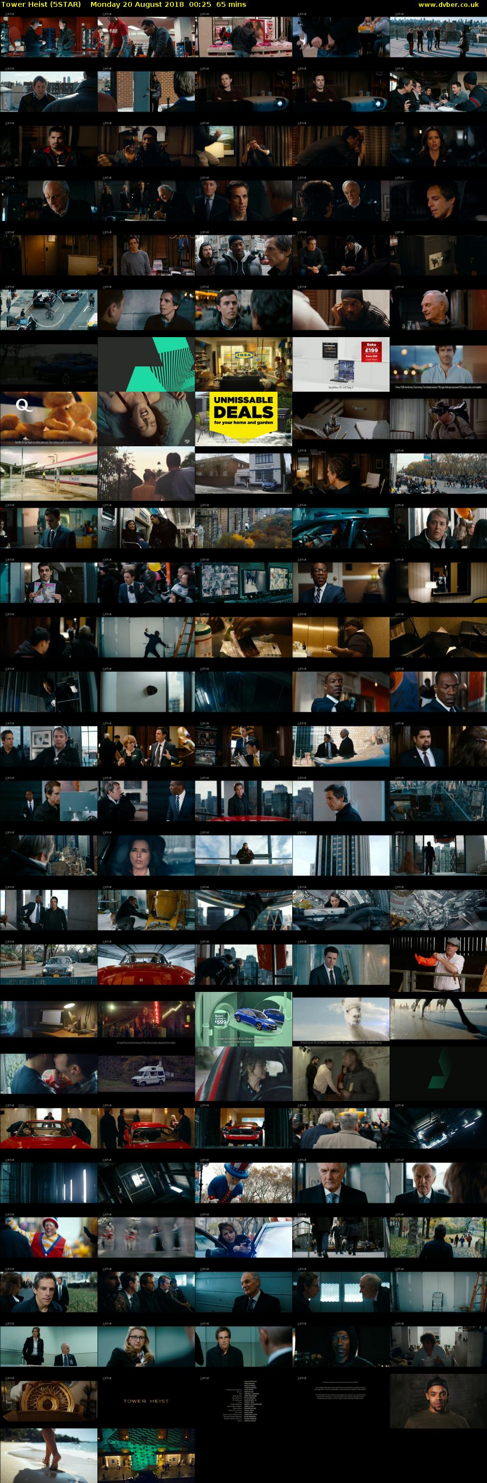 Tower Heist (5STAR) Monday 20 August 2018 00:25 - 01:30