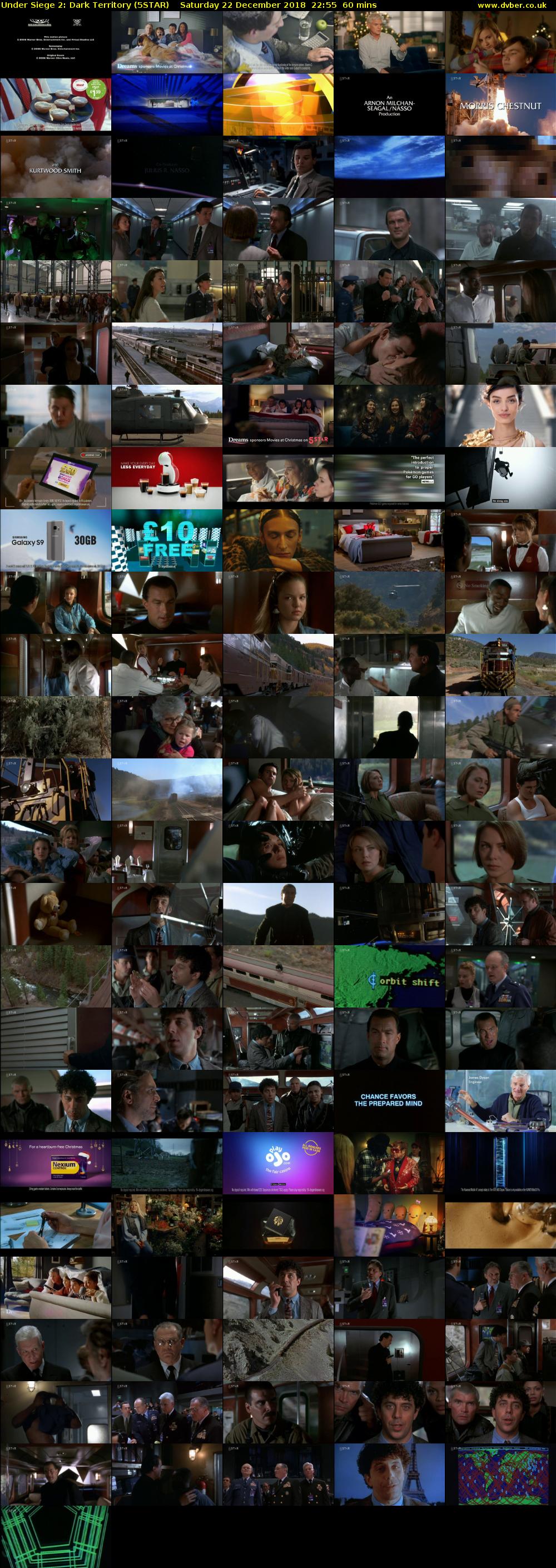 Under Siege 2: Dark Territory (5STAR) Saturday 22 December 2018 22:55 - 23:55