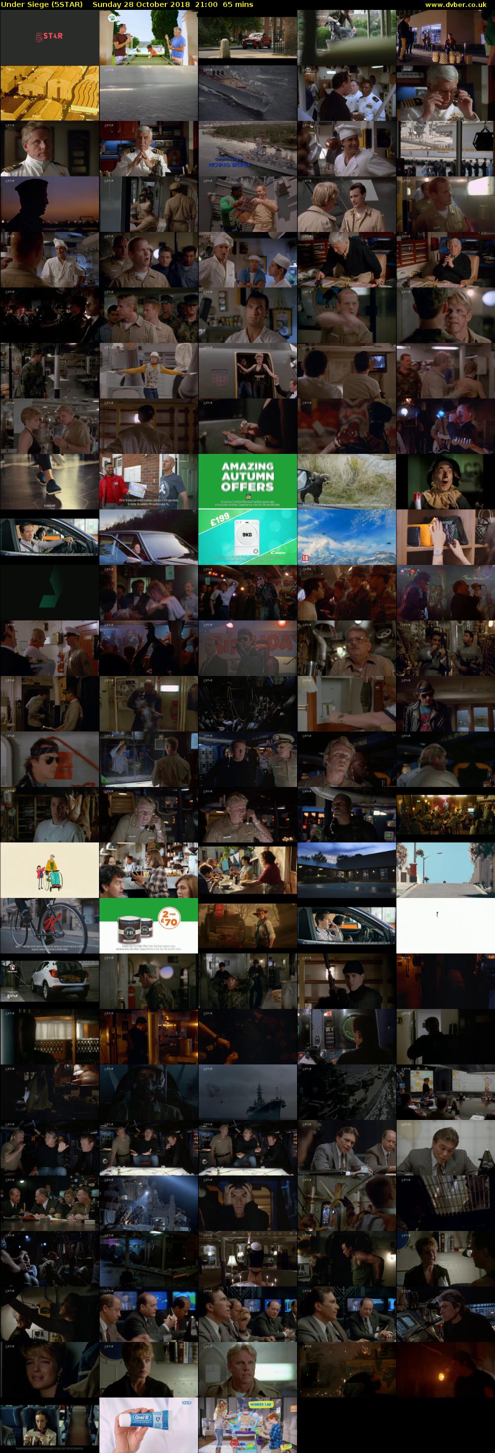 Under Siege (5STAR) Sunday 28 October 2018 21:00 - 22:05