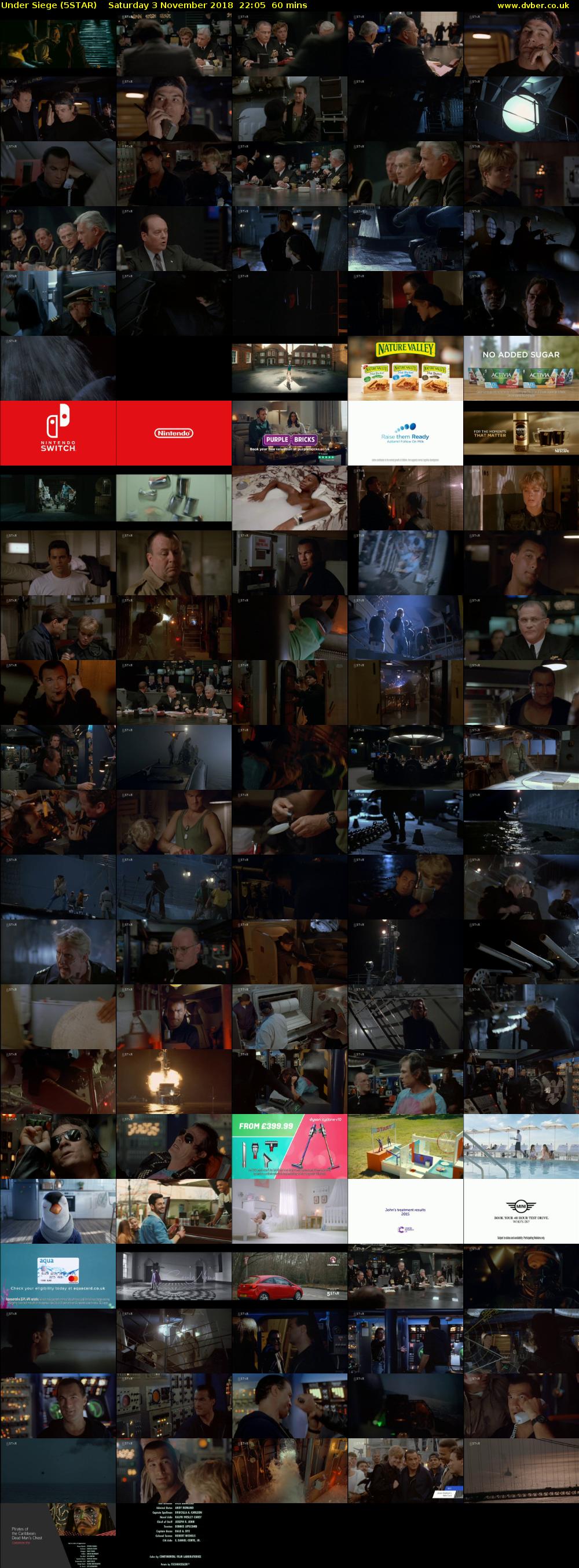 Under Siege (5STAR) Saturday 3 November 2018 22:05 - 23:05