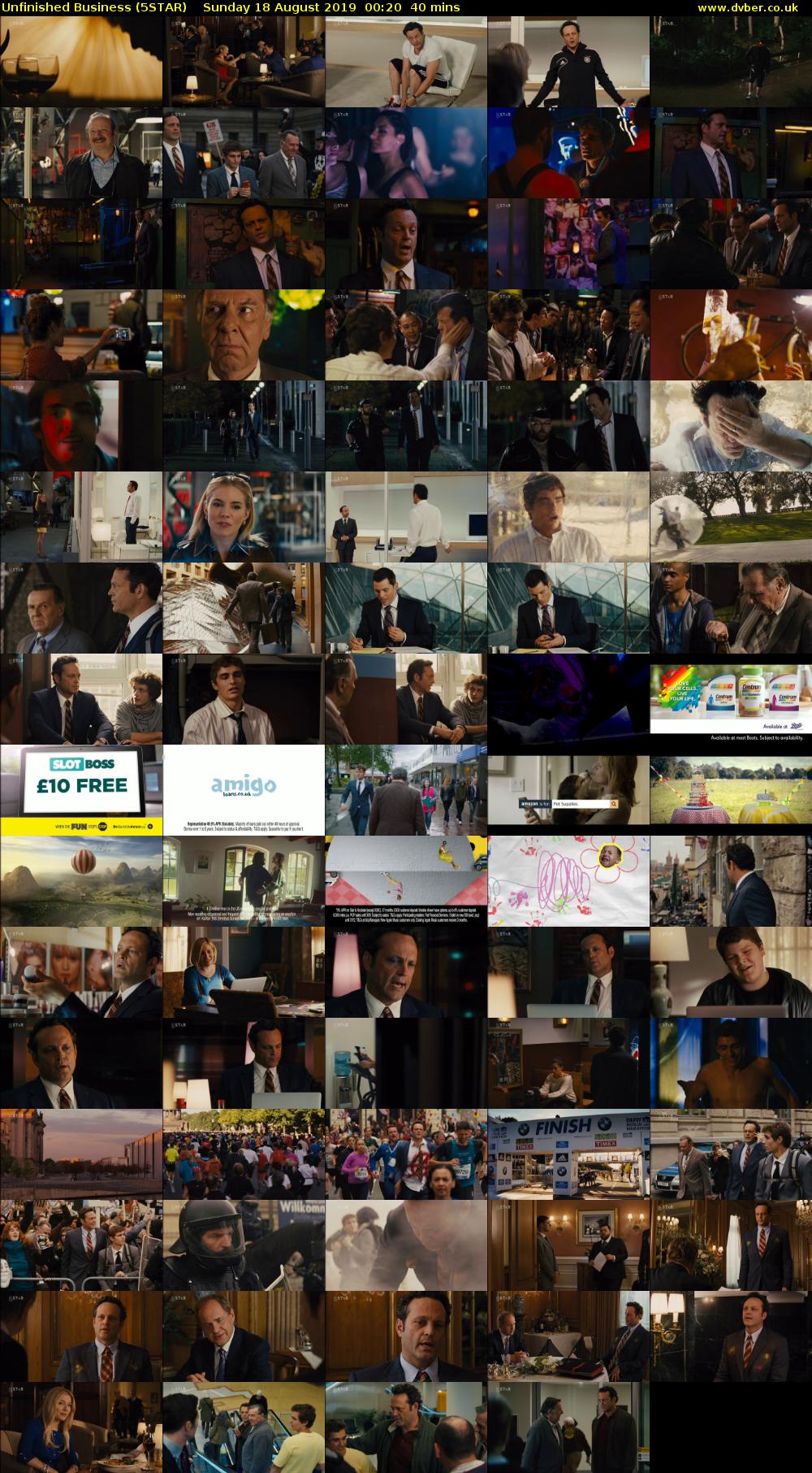 Unfinished Business (5STAR) Sunday 18 August 2019 00:20 - 01:00