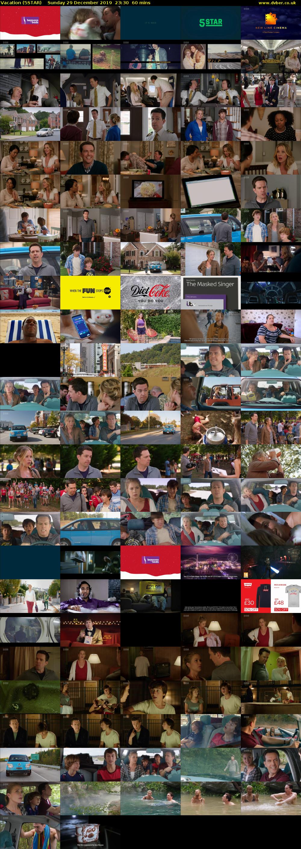 Vacation (5STAR) Sunday 29 December 2019 23:30 - 00:30